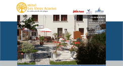 Desktop Screenshot of hotel-vieuxacacias.net